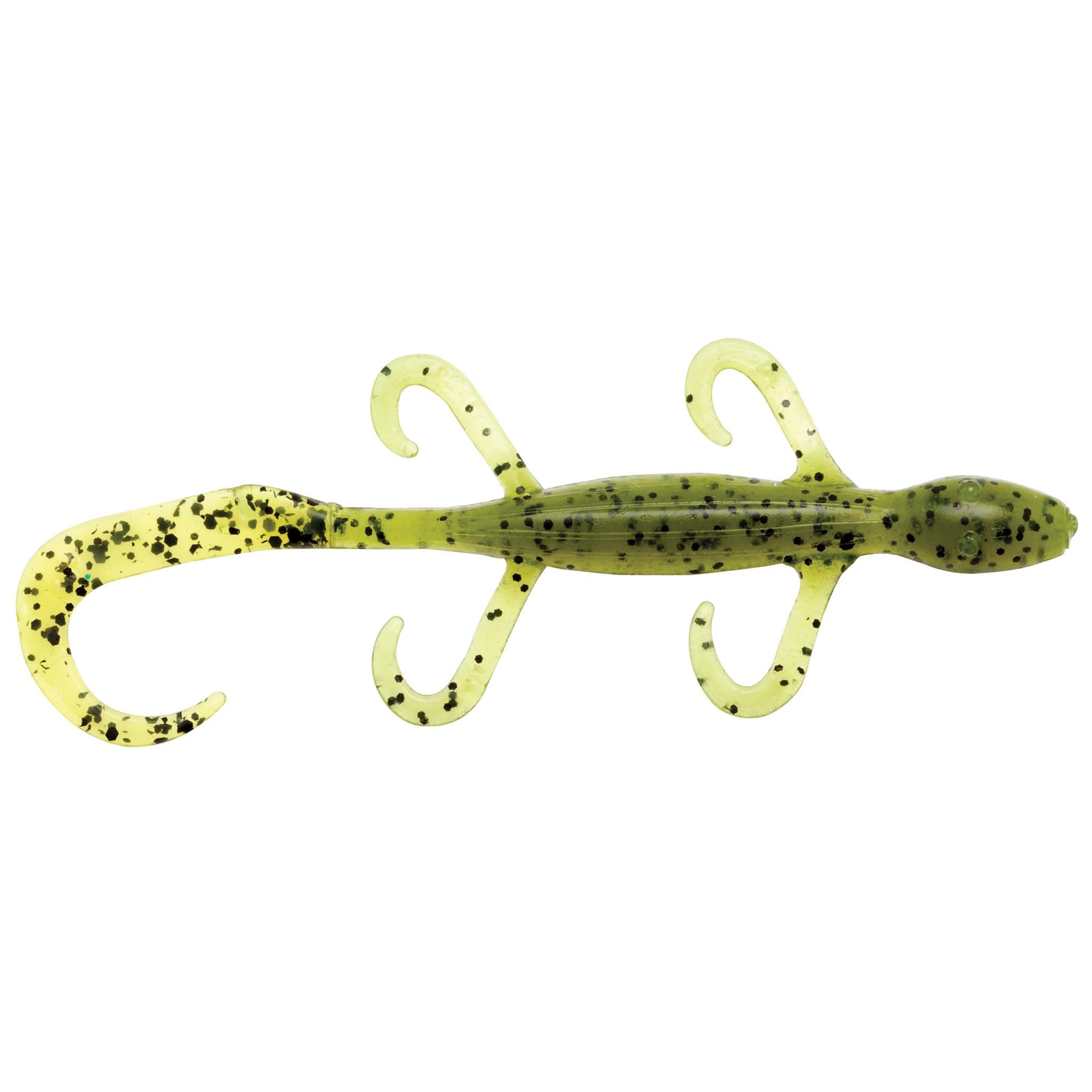 blue lizard with yellow tail zoom fishing lure Creature Bait Zoom Lizard Fishing Bait, Gourd