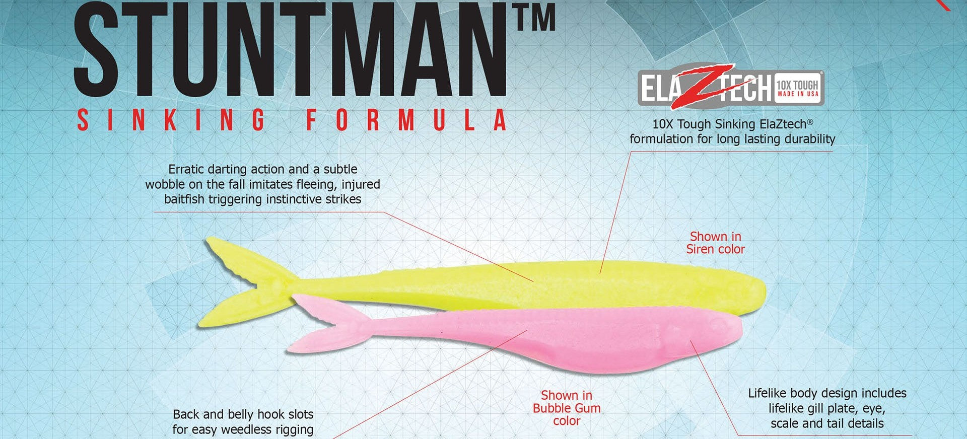 Stuntman™ Gives the Soft Jerkbait a New Edge