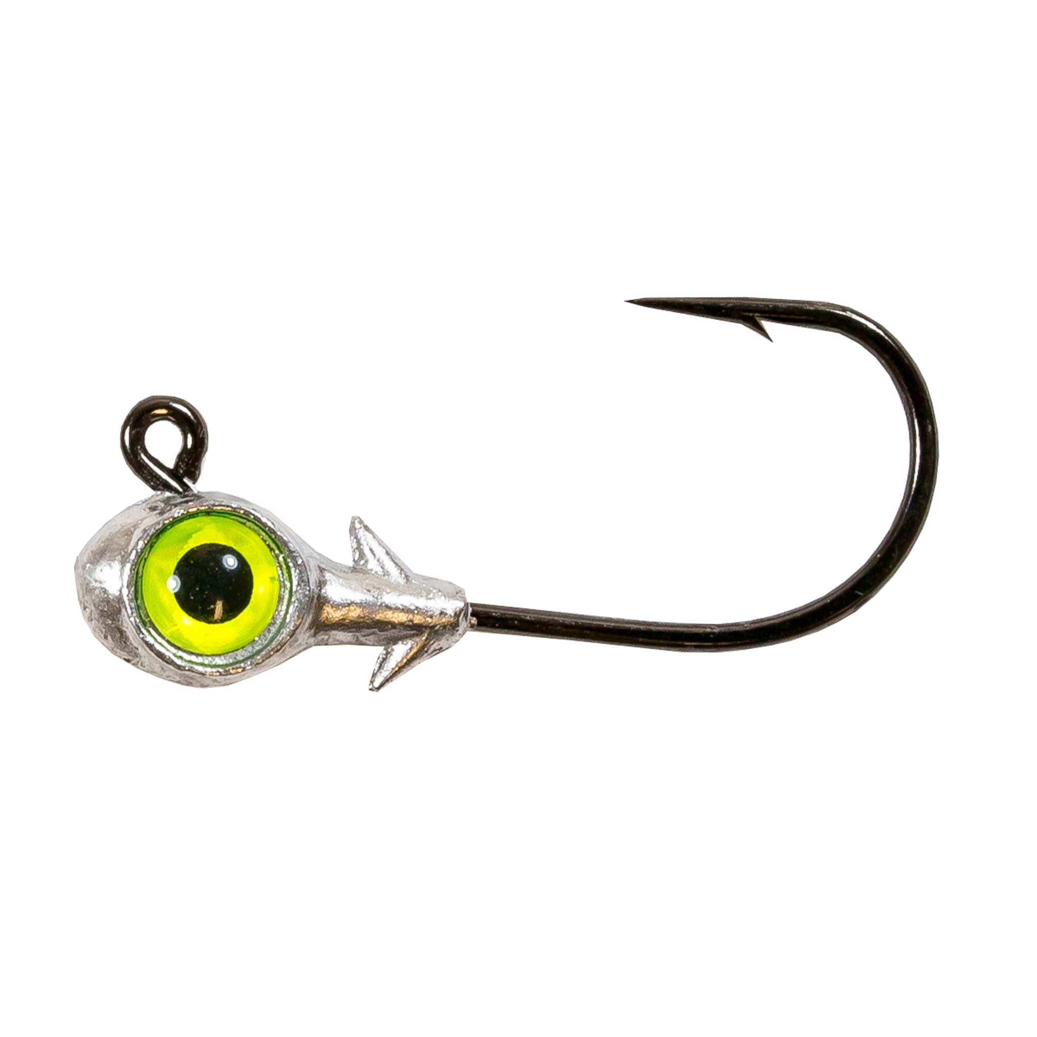 Z-Man Trout Eye Finesse Jigheads - 3 Pack With 1/0 Mustad Hooks